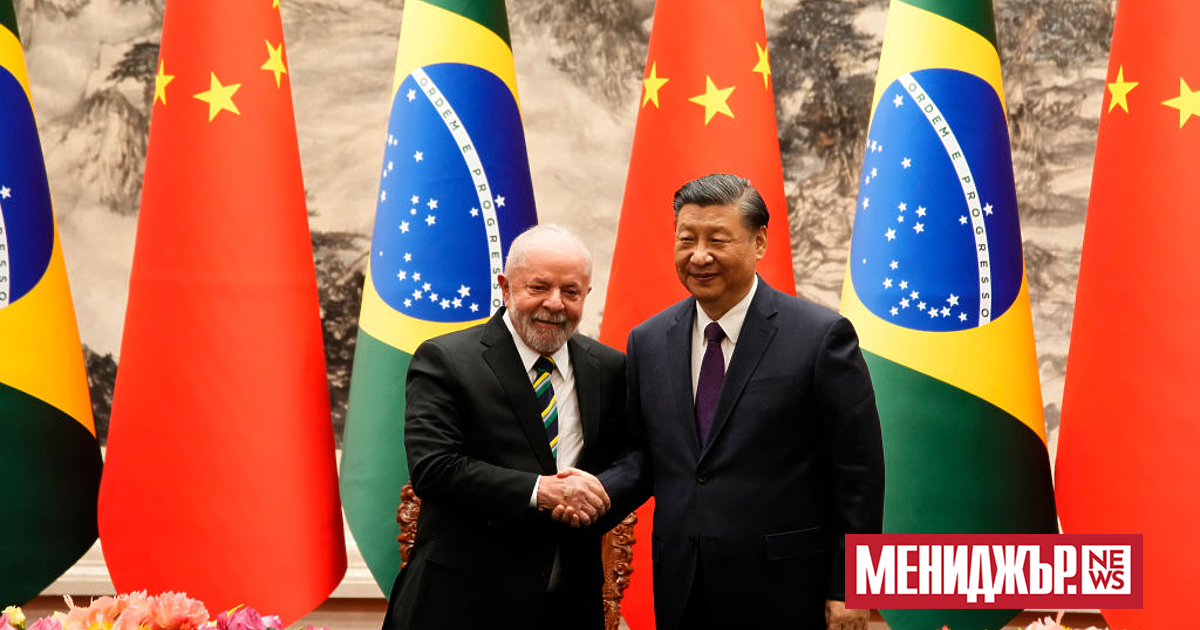 Бразилският президент Луис Инасио Лула да Силва разговаря с китайския
