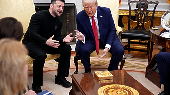 Срещата между американския президент Доналд Тръмп украинския държавен глава Володимир