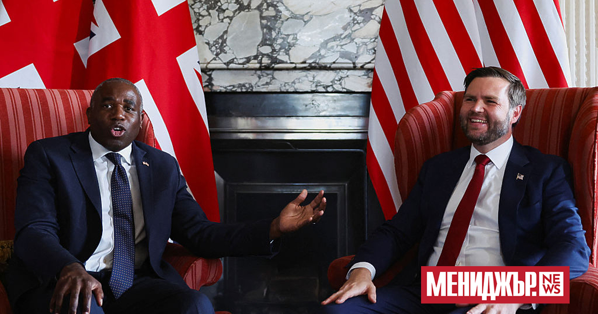 Британският външен министър Дейвид Лами и вицепрезидентът на САЩ Джей