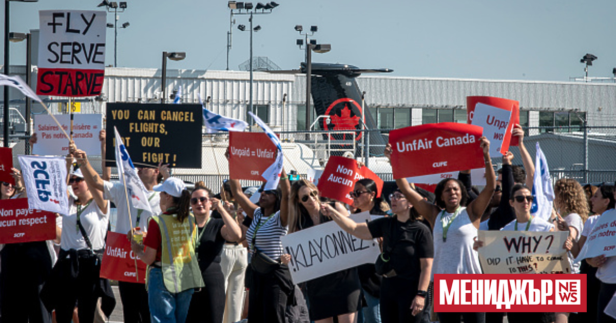 Синдикатът на стюардесите на Air Canada е постигнал предварително споразумение