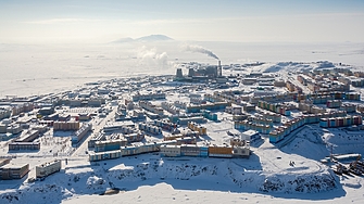 На връщане от Аляска руският президент Владимир Путин посети Чукотка