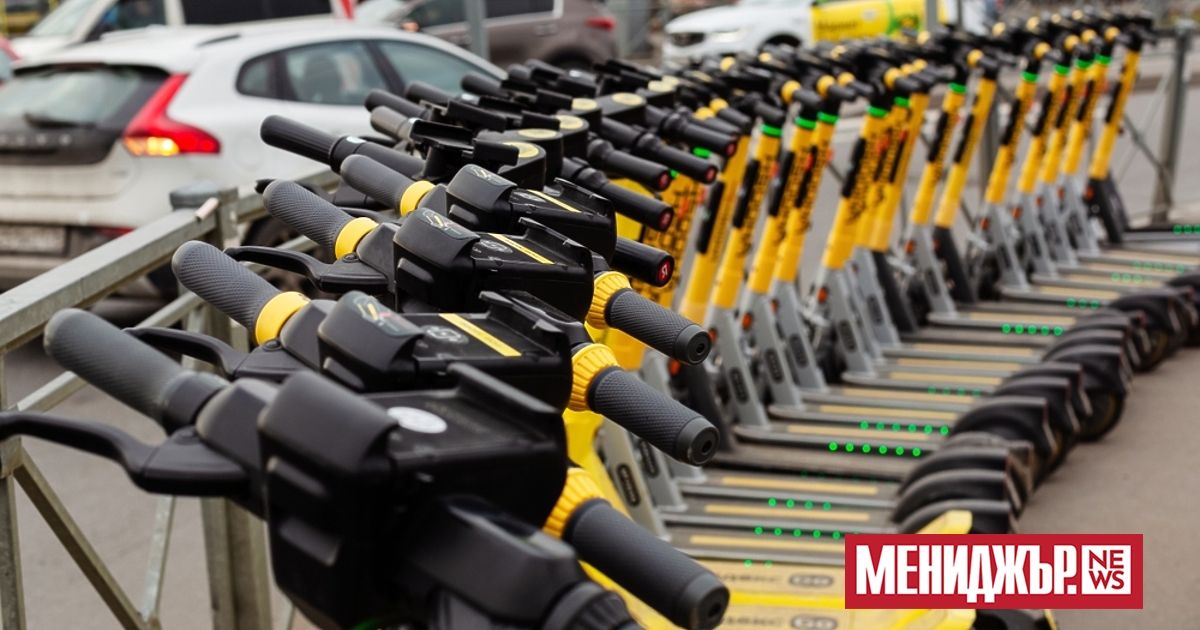 В Солун въвеждат мерки срещу безразборното паркиране на електрически тротинетки.