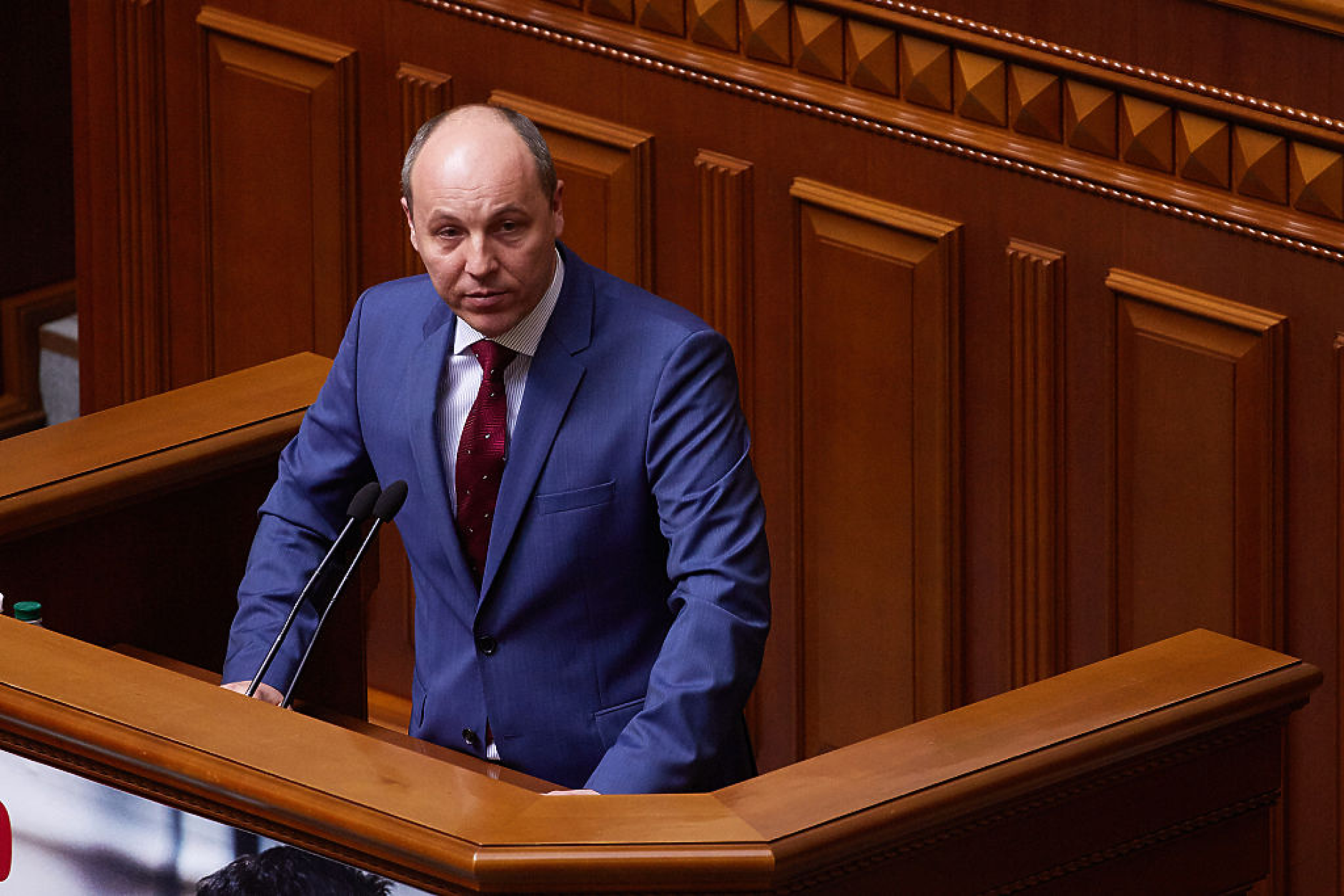Бившият председател на украинския парламент Андрий Парубий е бил убит в Лвов