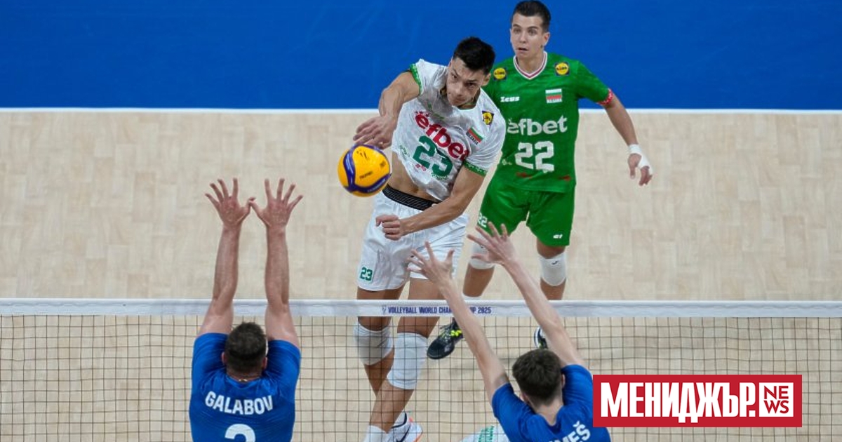 Българският национален отбор по волейбол продължава шеметния си ход на