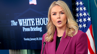 Прессекретарят на Белия дом Каролайн Левит е под охраната на