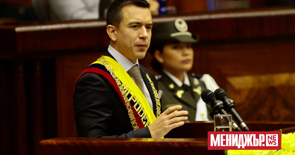 Еквадорският президент Даниел Нобоа заяви вчера, че е станал жертва