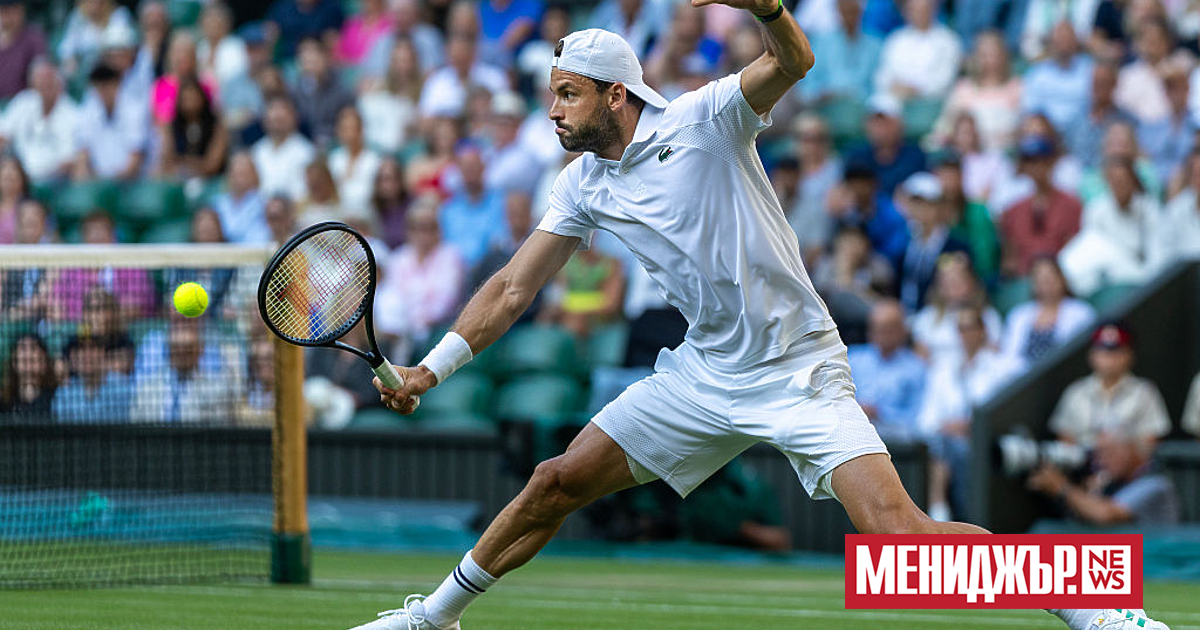 Григор Димитров загуби пет места в световната ранглиста по тенис