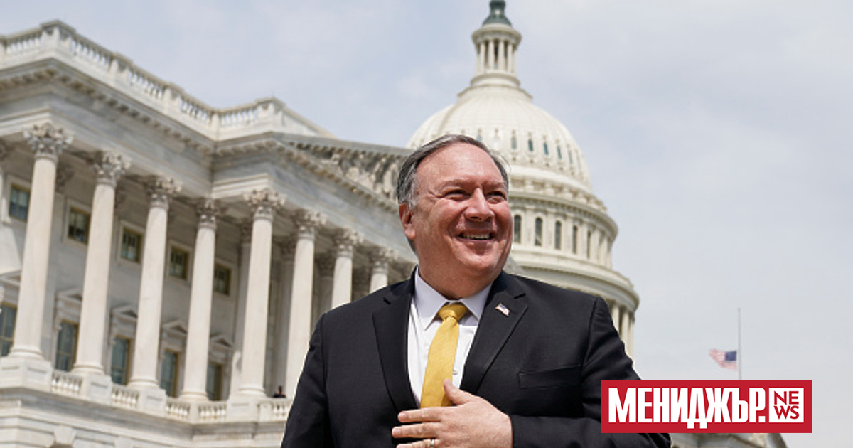 Бившият държавен секретар на САЩ Майк Помпео (април 2018 г.