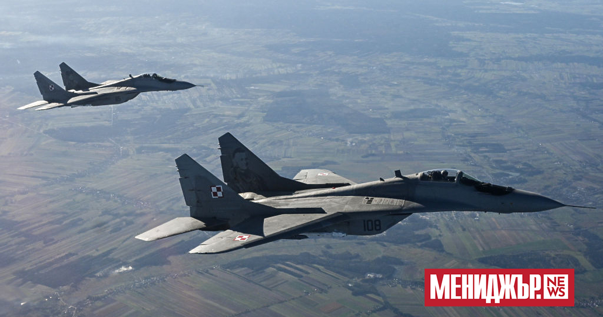 Полски изтребители са прехванали и ескортирали руски самолет, който е