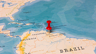 Край североизточното крайбрежие на Бразилия там където калните води на