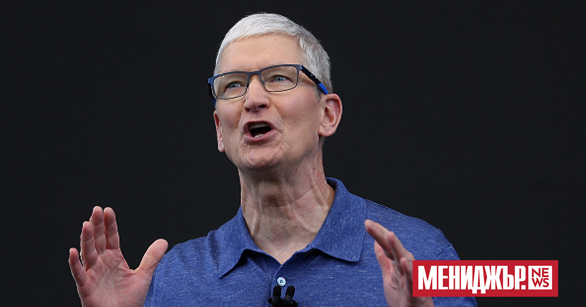 Главният изпълнителен директор на Apple Тим Кук може скоро да