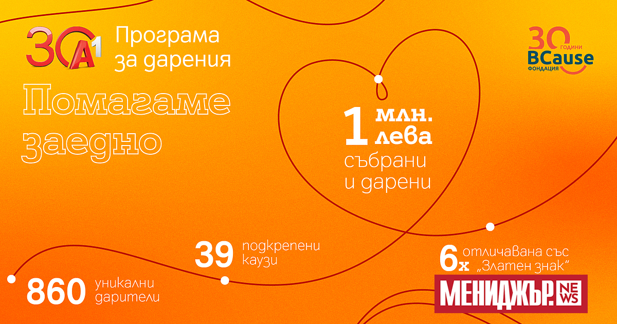 Повече от 22 години А1 и нейните служители доказват, че