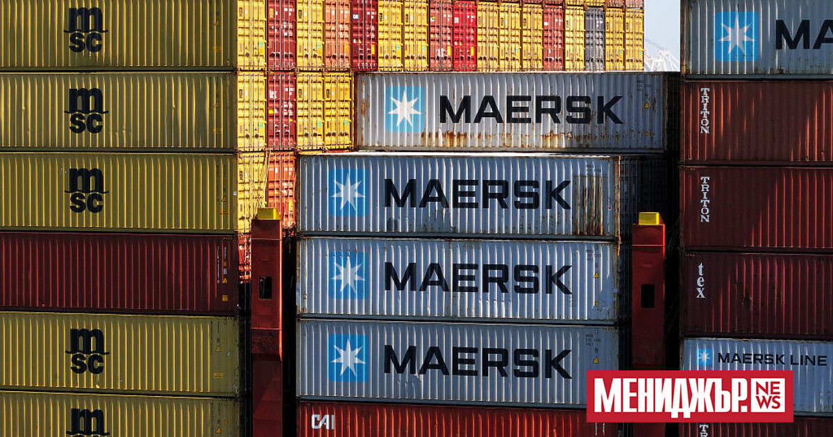 Датската корабна компания Maersk обяви, че един от нейните кораби