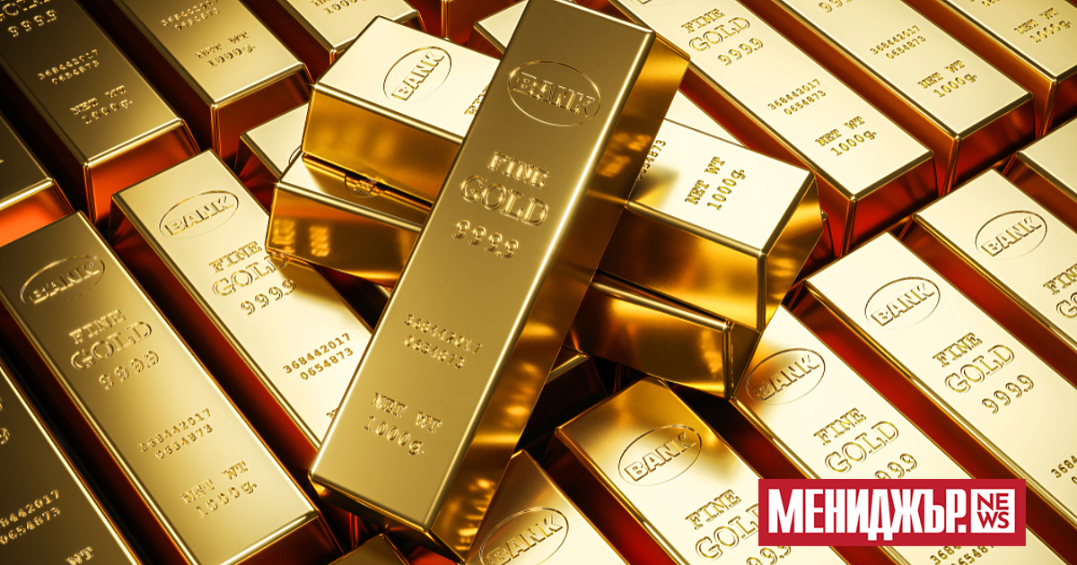 Златото поскъпна до рекордно високите нива, като засиленото геополитическо напрежение