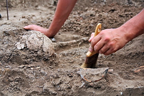 Изключителна бойна тръба от желязната епоха бе открита в Англия