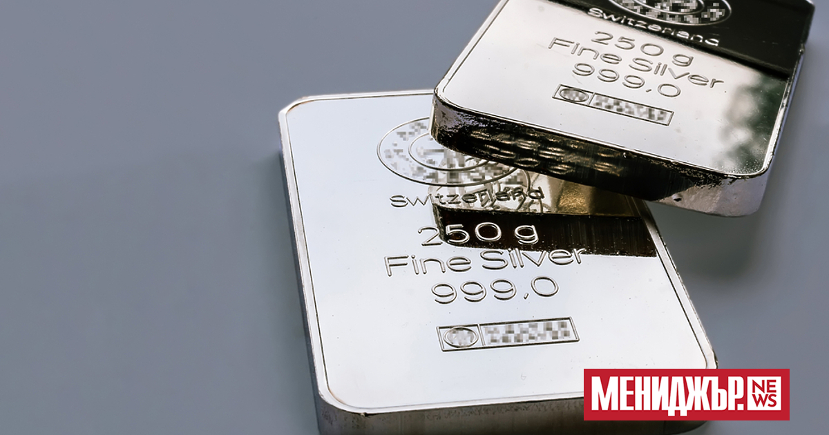 Среброто премина границата от 75 долара за първи път в