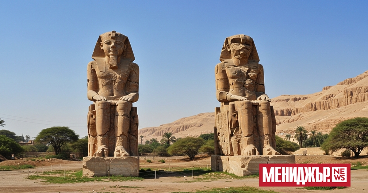 В неделя Египет разкри две реставрирани колосални статуи на виден фараон