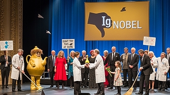 Годишната церемония по връчването на наградите Антинобел Ig Nobel Prize