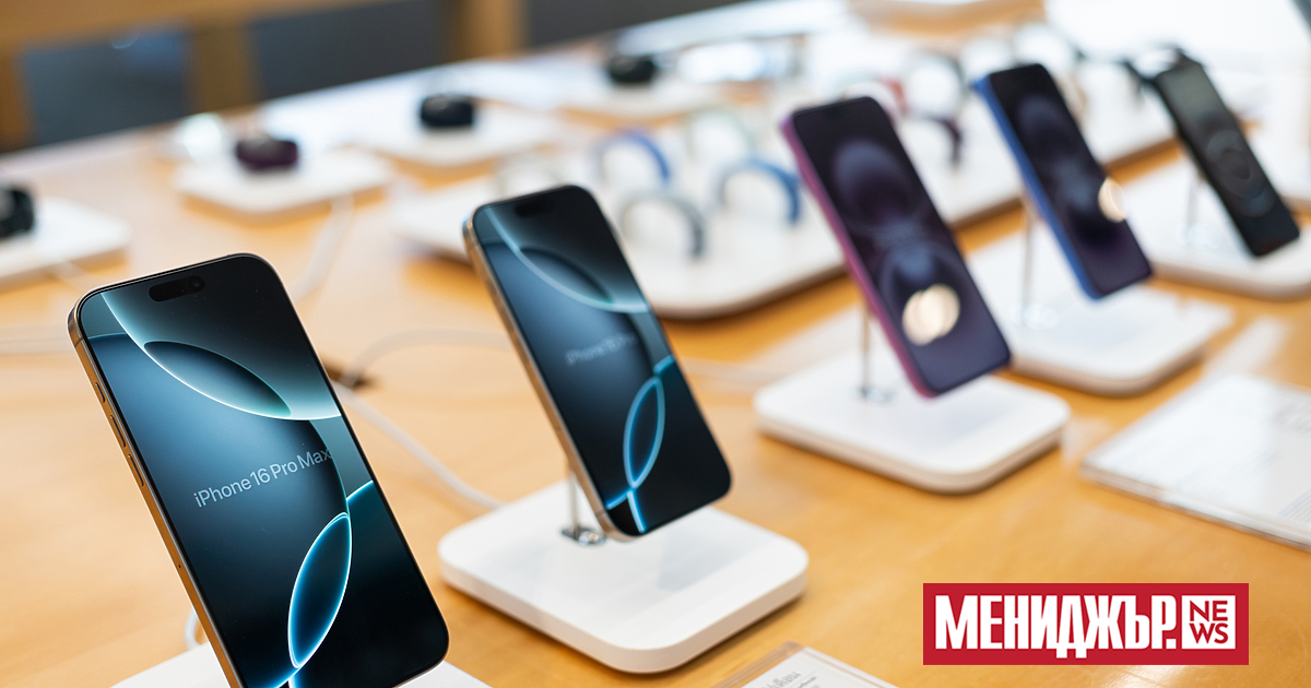 Производителят на iPhone Apple оглави глобалната класация за продажбите на