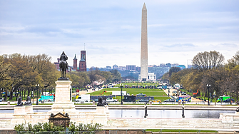 „Трон за крал“: арт инсталация осмива Тръмп във Вашингтон