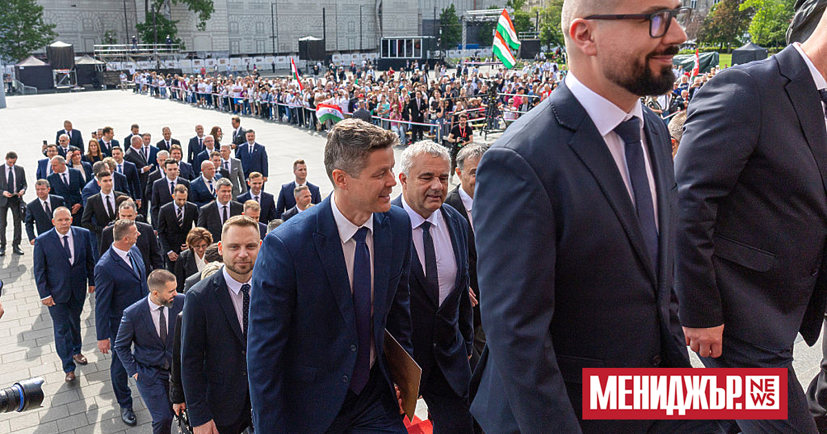 Новият премиер на Унгария Петер Мадяр пристигна в събота в