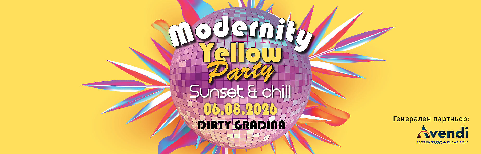 Modernity Yellow Party: Sunset & Chill