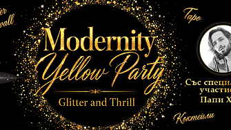 Modernity Yellow Party: Glitter and Thrill