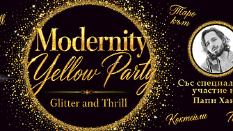 Modernity Yellow Party: Glitter and Thrill
